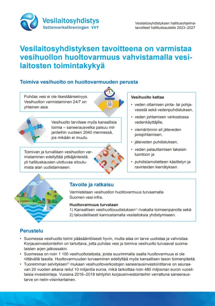 Hallitusohjelmatavoitteet hallituskaudelle 2023–2027