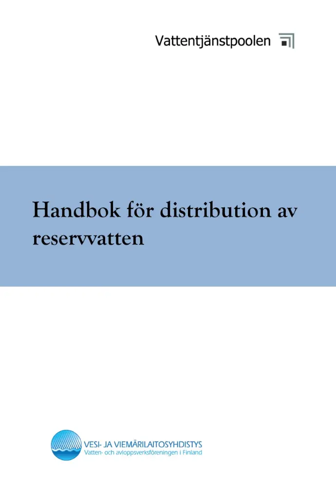 Handbok för distribution av reservvatten