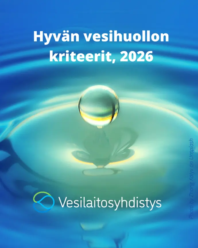 Hyvän vesihuollon kriteerit - päivitys 2026