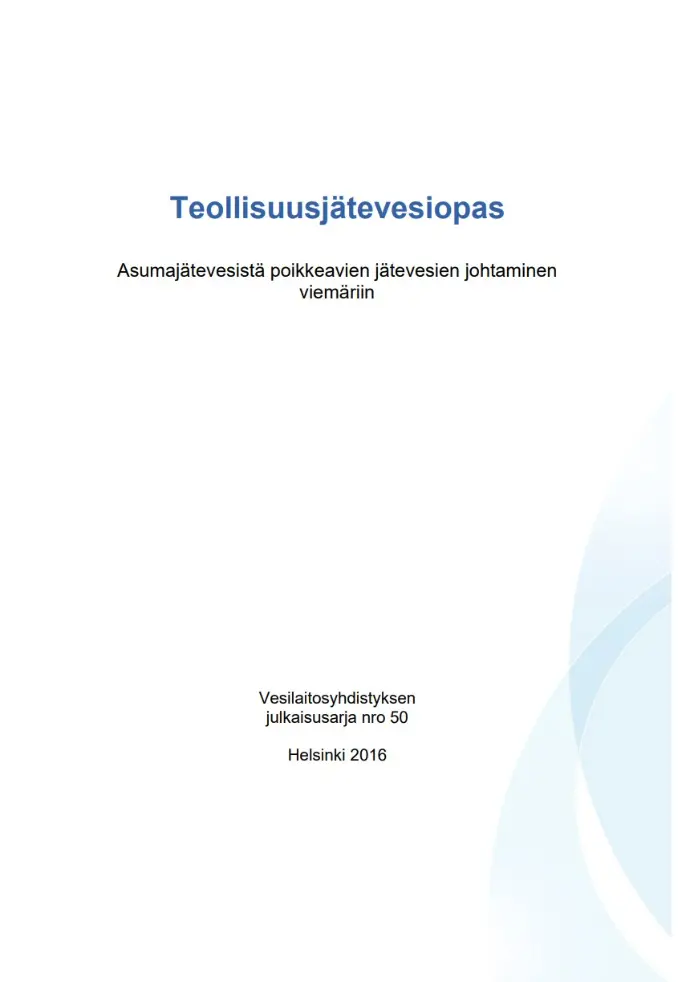 Teollisuusjätevesiopas