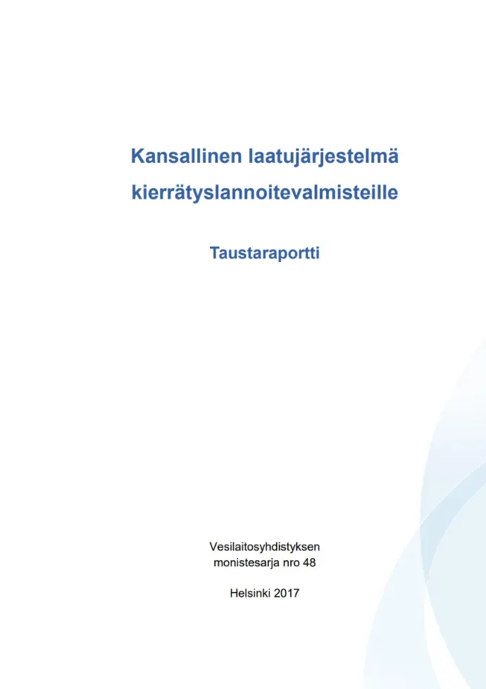 Kansallinen laatujärjestelmä kierrätyslannoitevalmisteille