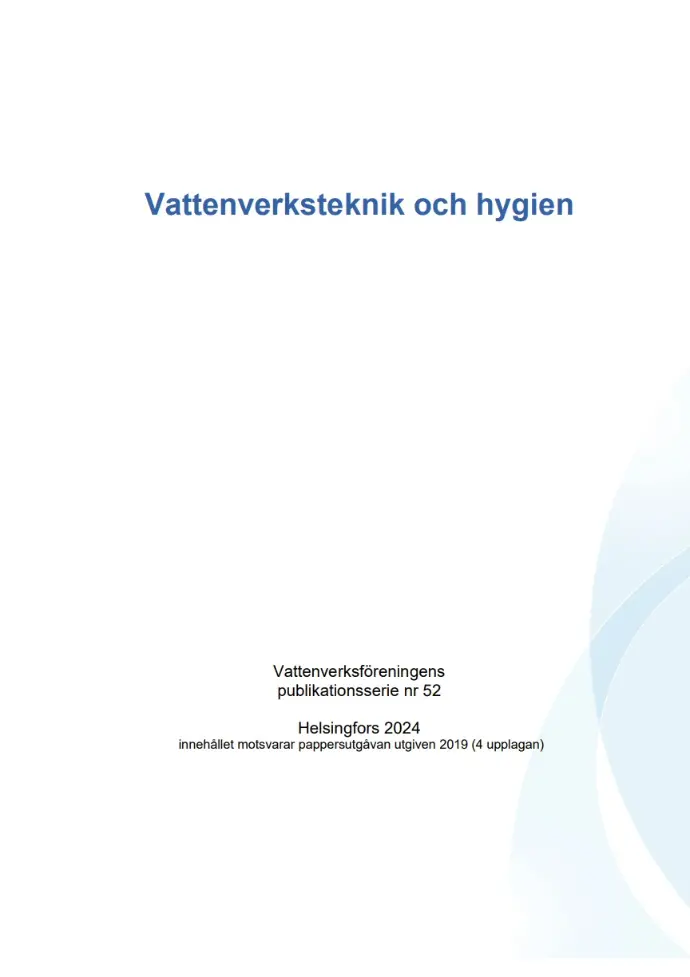 Vattenverksteknik och hygien