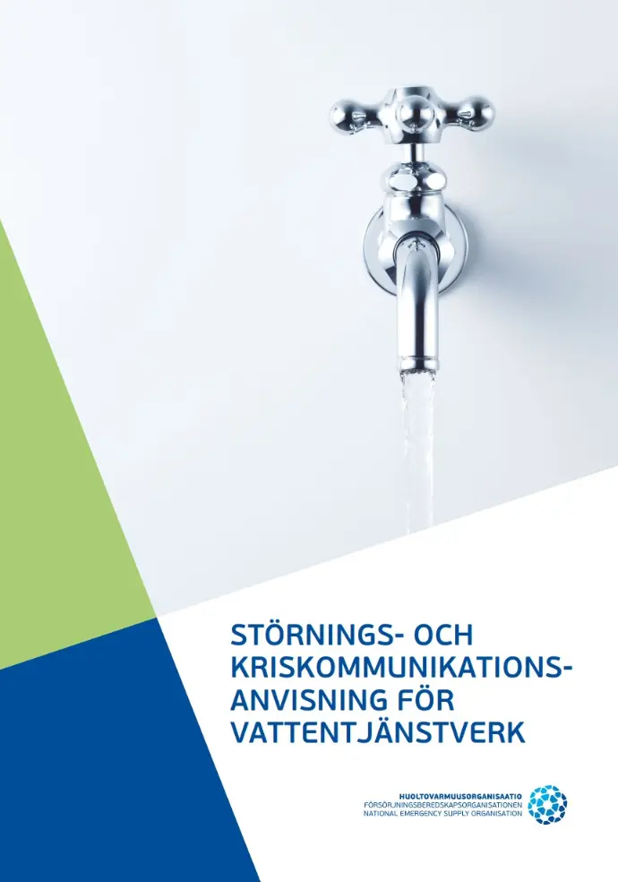 Störnings- och kriskommunikationsanvisning för vattentjänstverk