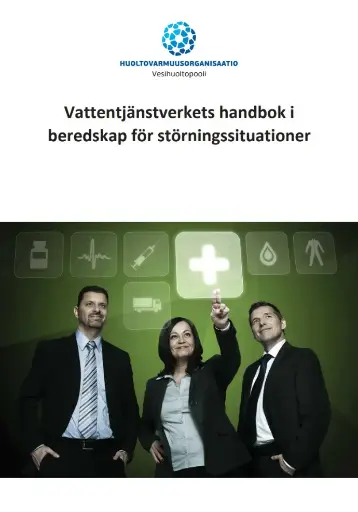 Vattentjänstverkets handbok i beredskap för störningssituationer