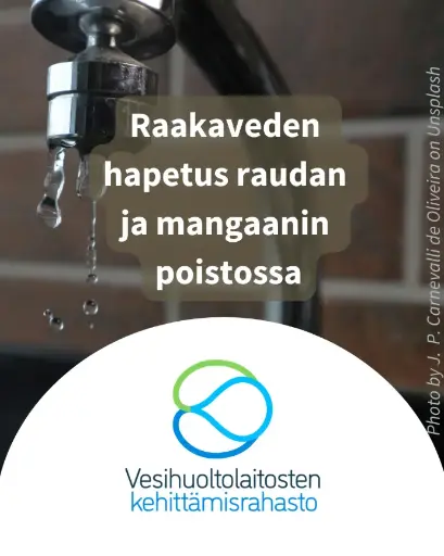 Raakaveden hapetus raudan ja mangaanin poistossa
