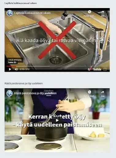 Kokkausrasvat, kinkkurasva, paistorasvat videot
